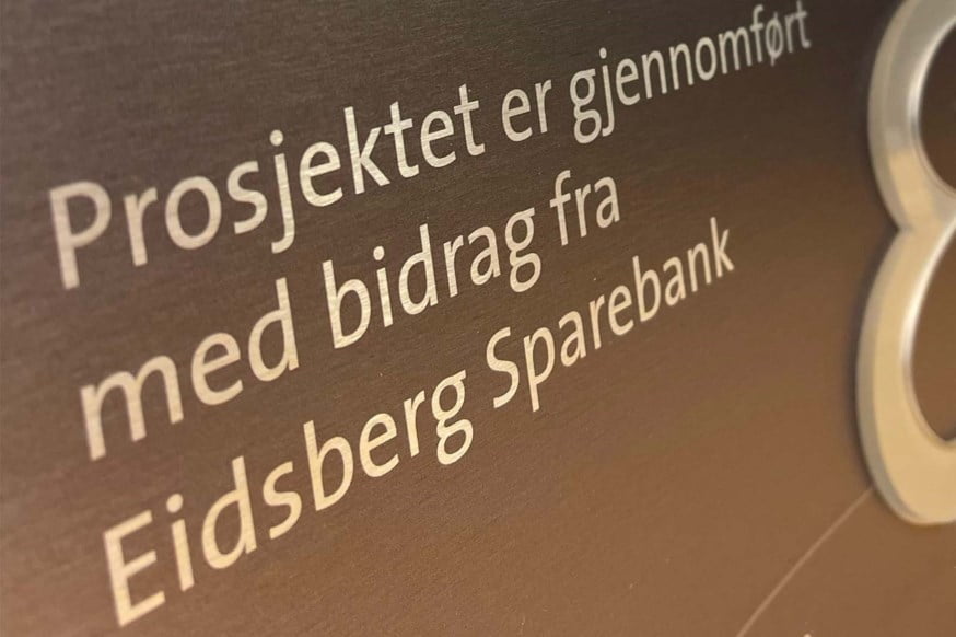 Prosjektet er gjennomført med bidrag fra Eidsberg Sparebank